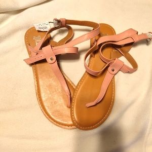 WM pale pink sandals 8 1/2